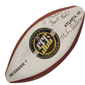 1996 SEC Championship Commemorative Football - Autographed by Mike DuBose